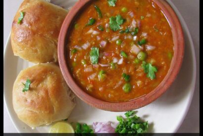 Thumbnail for Pav Bhaji Recipe in English | Mumbai Street Food Recipe