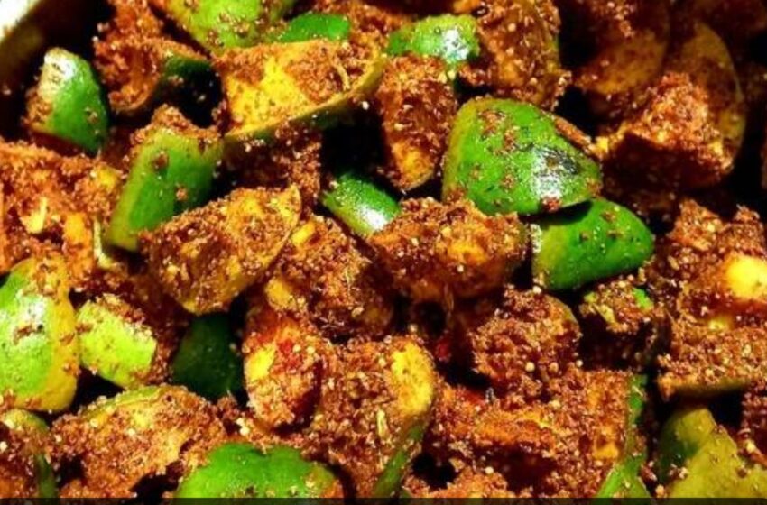 Mango Pickle Recipe Sour Spicy Mango Pickle